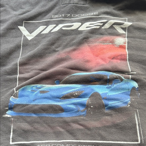 Hollister Dodge Viper Gray Hoodie. Men’s size XS - Picture 3 of 11